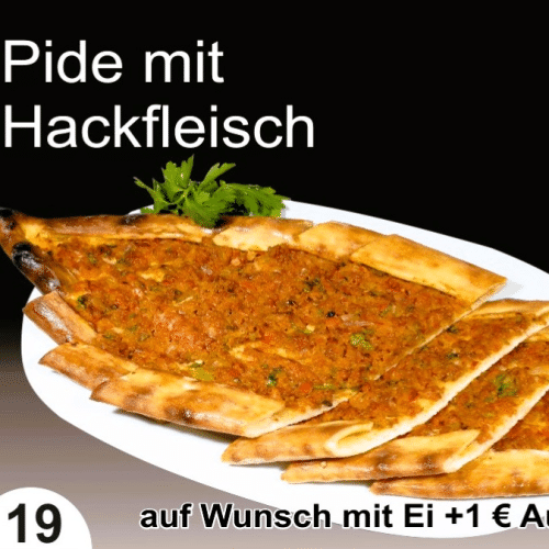 Pide mit Hackfleisch
