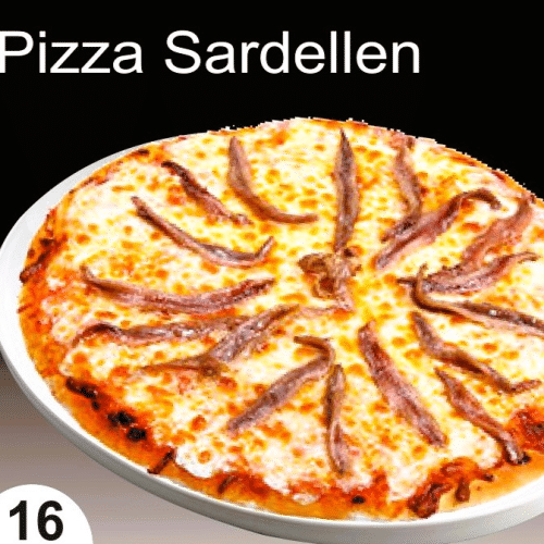 Pizza Sardellen