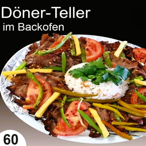 Überbackener Döner Teller