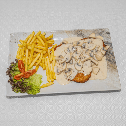 Schnitzel Funghi e Panna