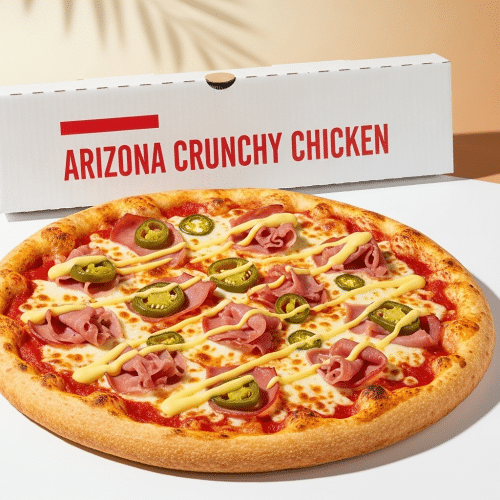 Pizza Schinken Spicy mit Hollandaise Sauce (Neu)