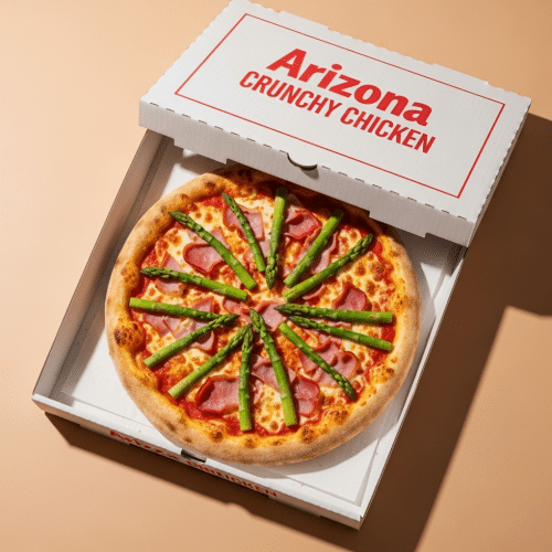 Pizza Spargel mit Hollandaise Sauce (Neu)