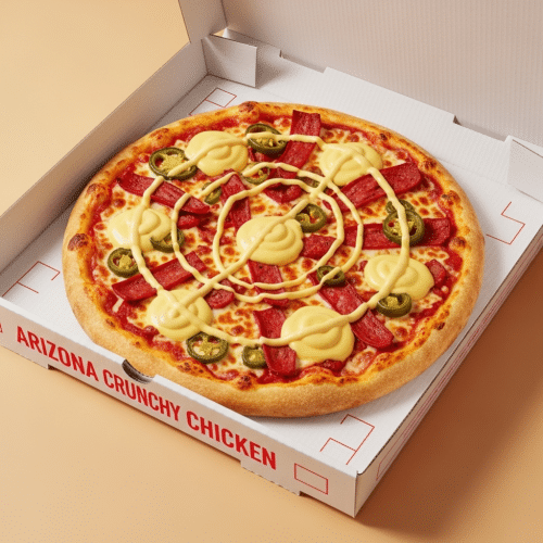 Pizza Sucuk Spicy mit Hollandaise Sauce (Neu)