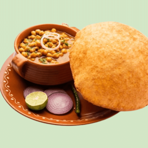 Chole Bhatura (sehr scharf)