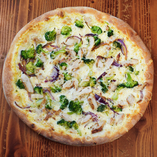 Pizza  Chicken Hollandise