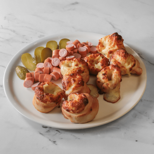 Pizzabrötchen Hotdog