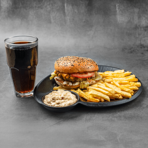 Creamy Bacon Burger Menü