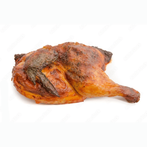 Halbes Land-Hähnchen