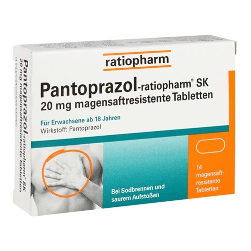 Pantoprazol-ratiopharm SK 20mg magensaftres. Tbl. 14 Stück