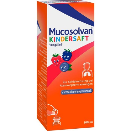 Mucosolvan Kindersaft 30mg/5ml 100 Milliliter