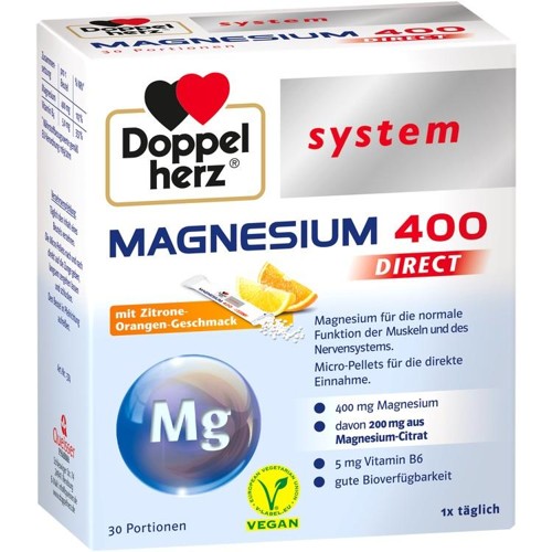 Doppelherz Magnesium 400 direct system 30 Stück