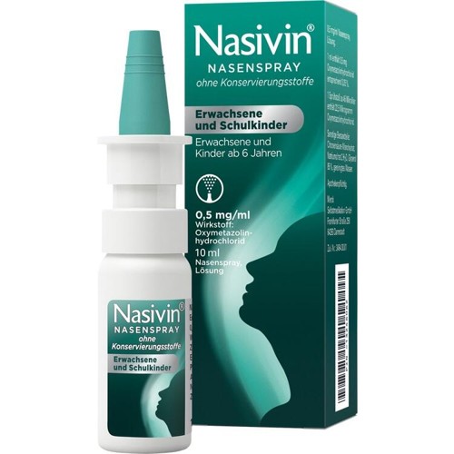 Nasivin Nasenspray o. Kons. Erw.u.Schulkinder 10 Milliliter