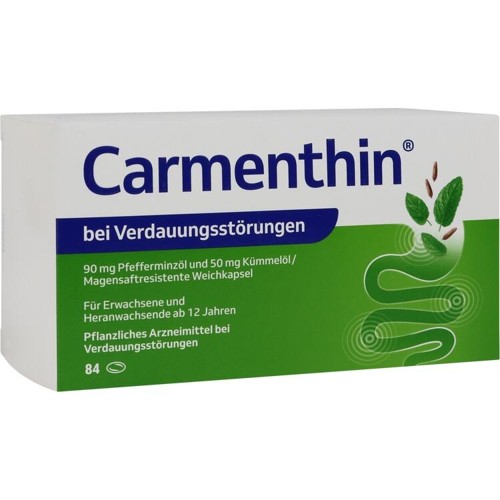 Carmenthin bei Verdauungsstörungen Weichkapsel 84 Stück