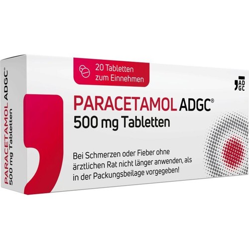 PARACETAMOL ADGC 500 mg Tabletten 20 Stück