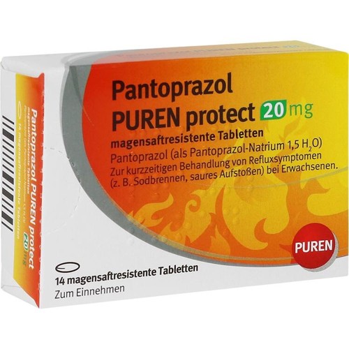 Pantoprazol PUREN protect 20 mg magensaftr.Tabl. 14 Stück