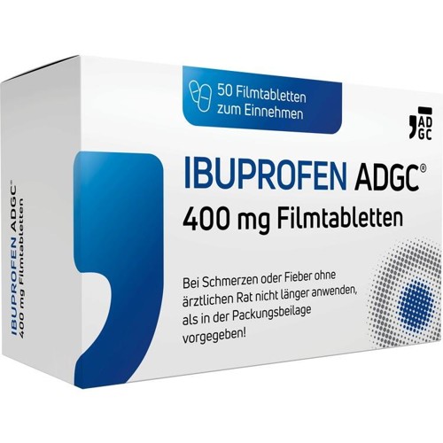 IBUPROFEN ADGC 400 mg Filmtabletten 50 Stück