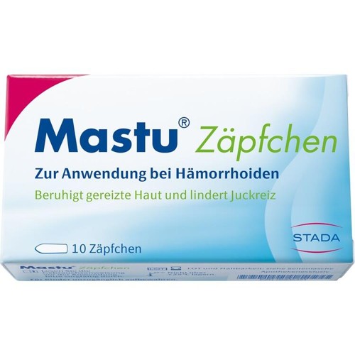 Mastu Zäpfchen Hämorrhoiden 10 Stück