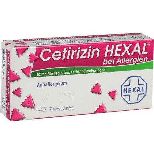 Cetirizin Hexal bei Allergien 7 Stück