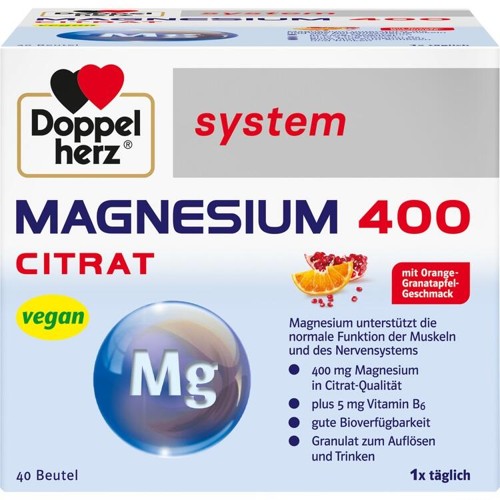 Doppelherz Magnesium 400 Citrat system 40 Stück