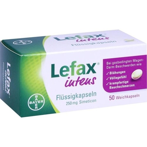 Lefax intens Flüssigkapseln 250mg Simeticon 50 Stück