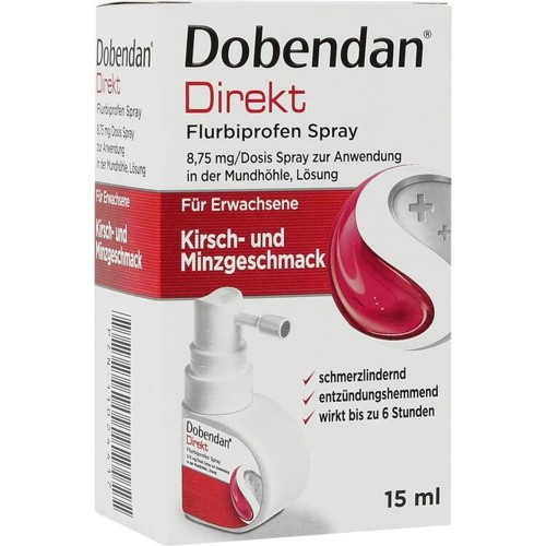 Dobendan Direkt Flurbiprofen Spray 8.75mg/Dos Mund 15 Milliliter