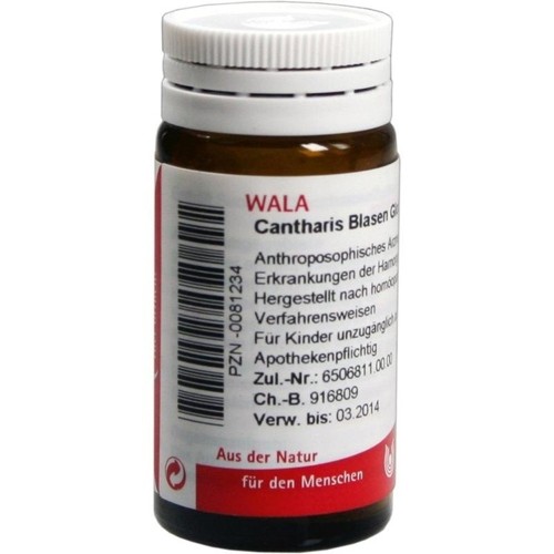 Cantharis Blasen Globuli velati 20 Gramm