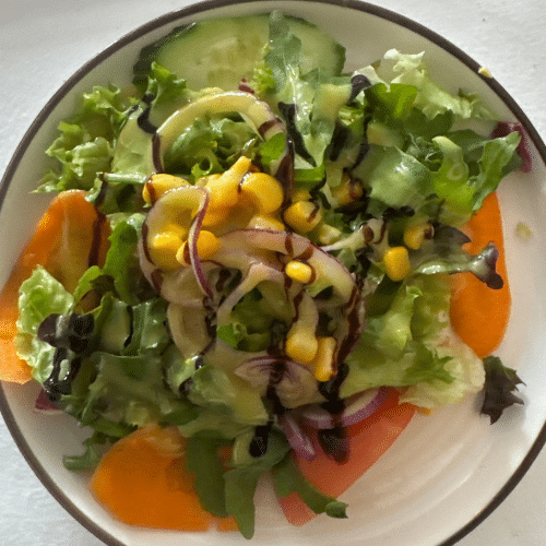 Kalbsleber Gemischte Salat