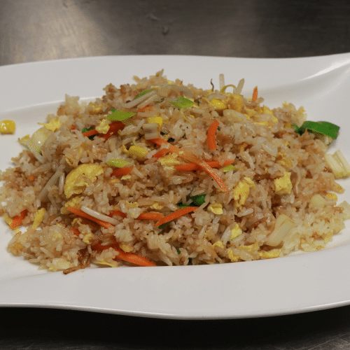 Gebratener Eierreis (vegetarisch)