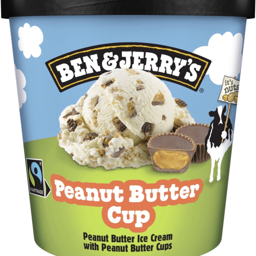 Ben & Jerrys Peanut Butter Cup 500ml