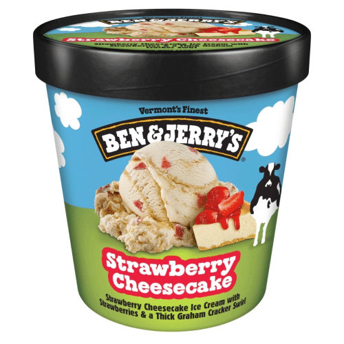 Ben & Jerrys Strawberry Cheesecake 500ml