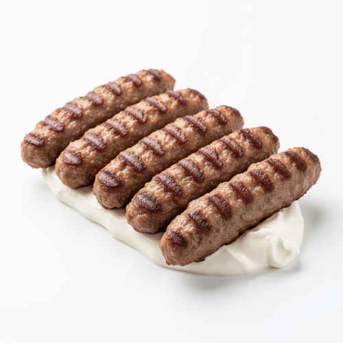 Cevapcici mit Kajmak (5 Stück)