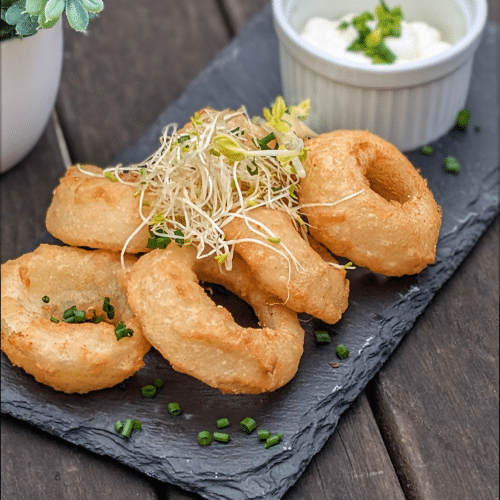 Onion Rings (vegetarisch, 6 Stück)