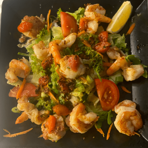 Scampi Salat