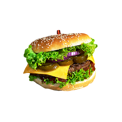 Chili-Cheeseburger (scharf)