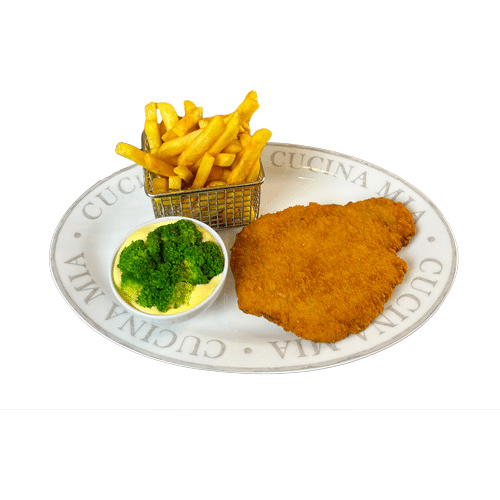 Schnitzel Broccoli