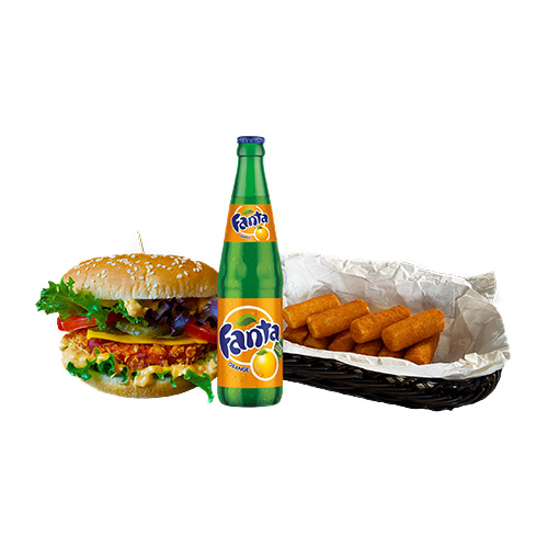 Crispy Chicken Burger Menü