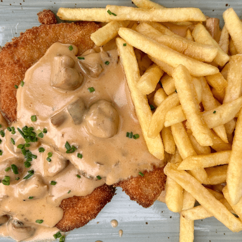 Schnitzel Champignon