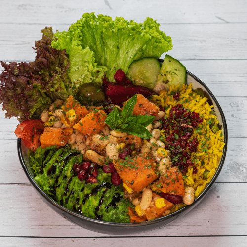 Burrito Bowl (warm, scharf, vegan)