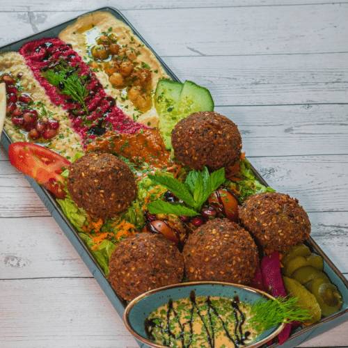 Falafel Teller (vegan)