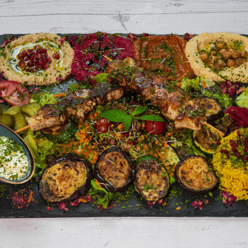 Orientalische Hähnchenspieße