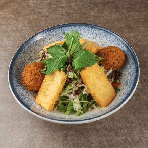 Halloumi und Falafel Mix-Teller