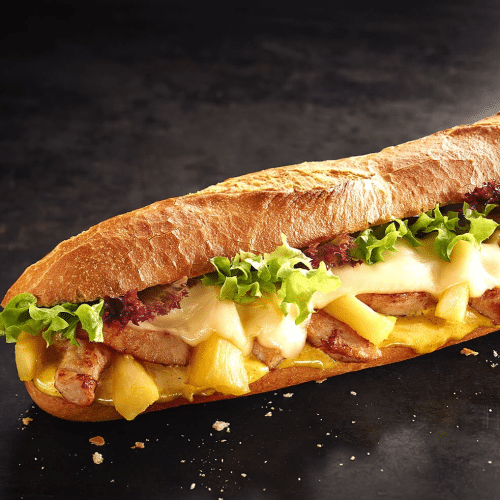 Baguette Curryhuhn