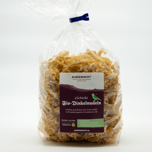 Albgemacht Bio Wellenband Dinkelnudeln 500g
