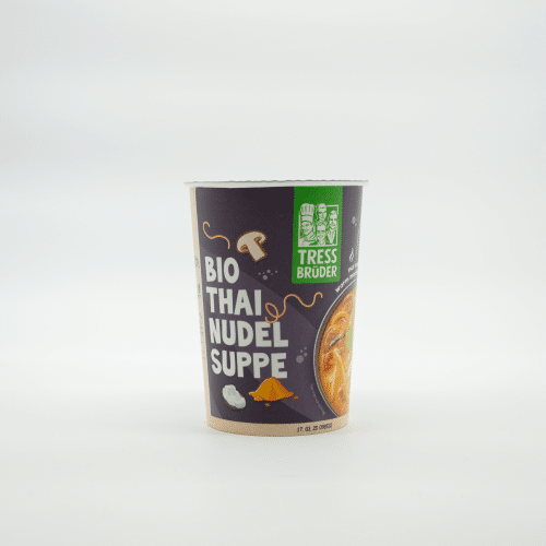 Tress Brüder vegane Bio Thai-Nudel-Suppe 450g Becher