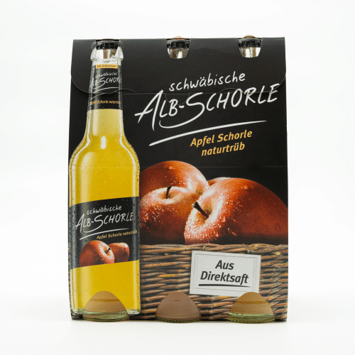 Zwiefalter Albschorle Apfel naturtrüb 6x0,33l