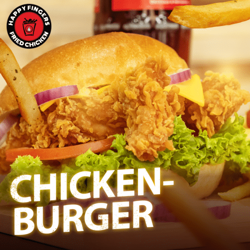 Chickenburger-Menü