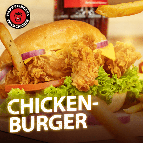 Hot Chickenburger-Menü