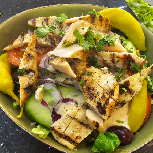 Hähnchenfilet-Salat