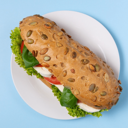 Belegtes Baguettebrötchen