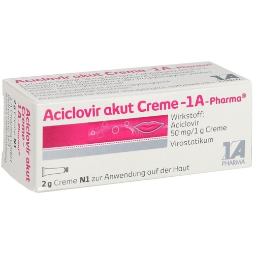 Aciclovir akut Creme - 1A-Pharma 2 Gramm